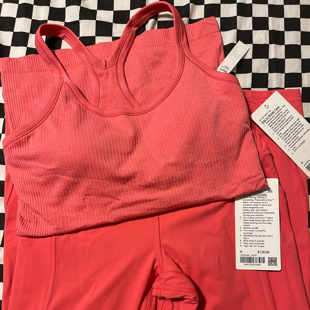 Lululemon Tank and pocket leggings